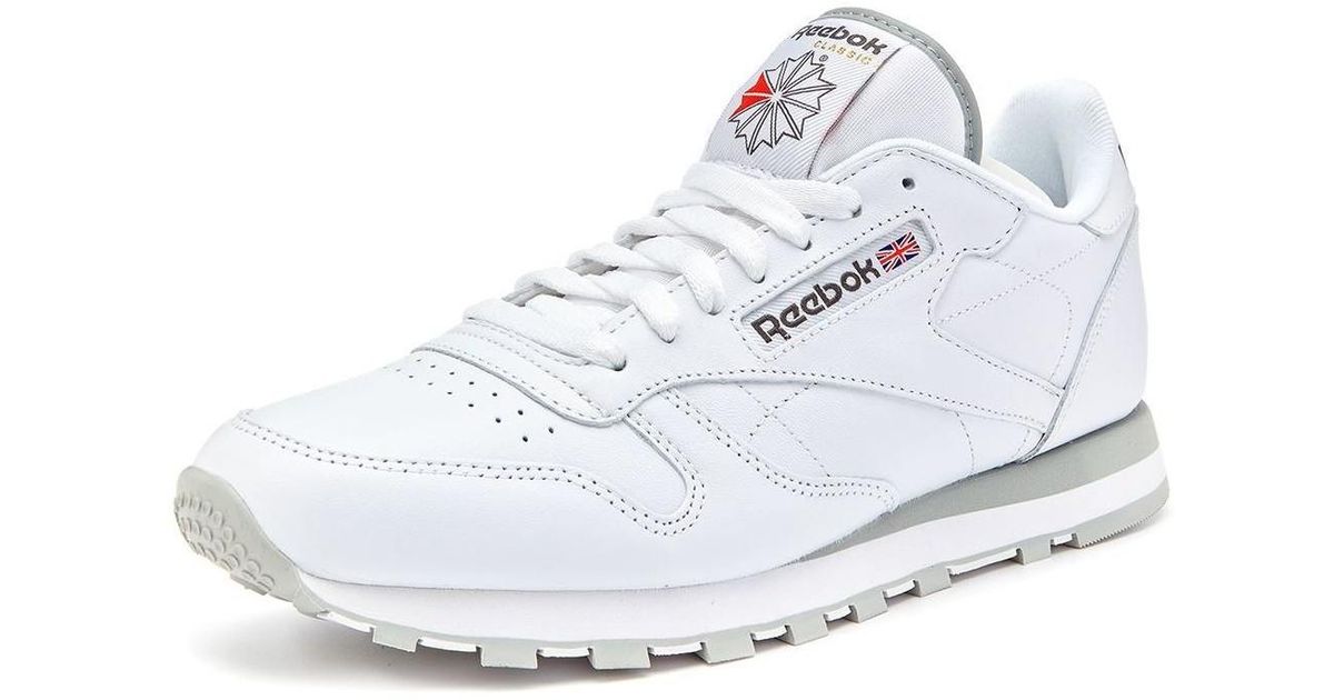 reebok classic white retro trainers