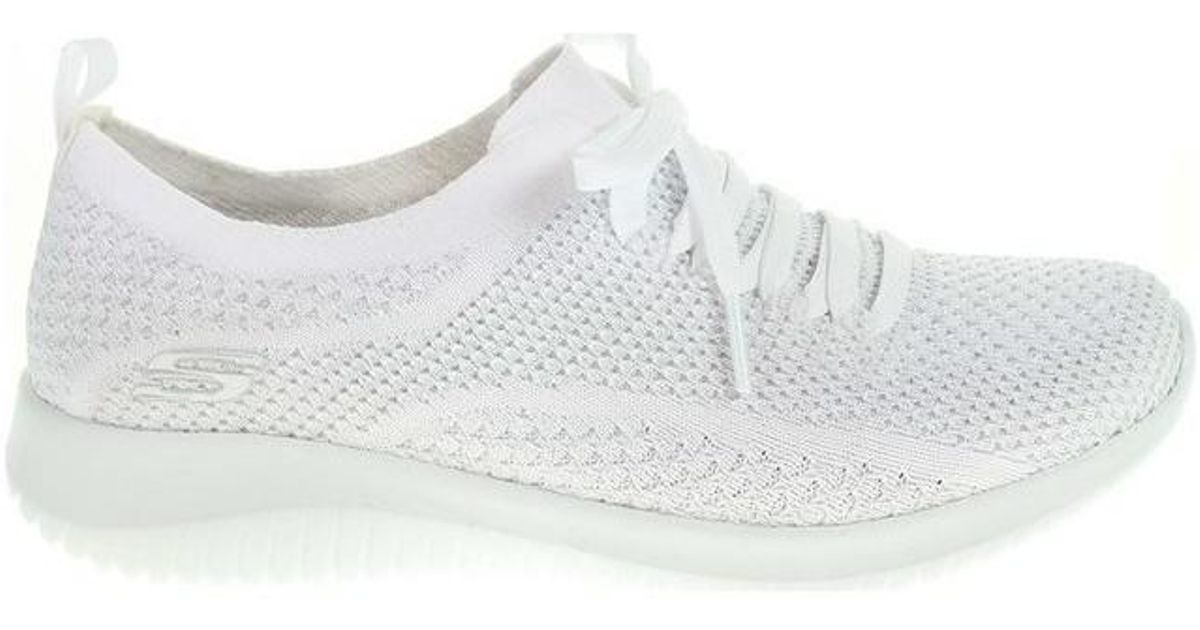 skechers ultra flex mens silver