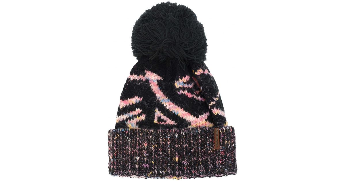 Bonnet Trespass Femme Taille Unique - Noir, Acrylique, Neuf Avec étiquettes