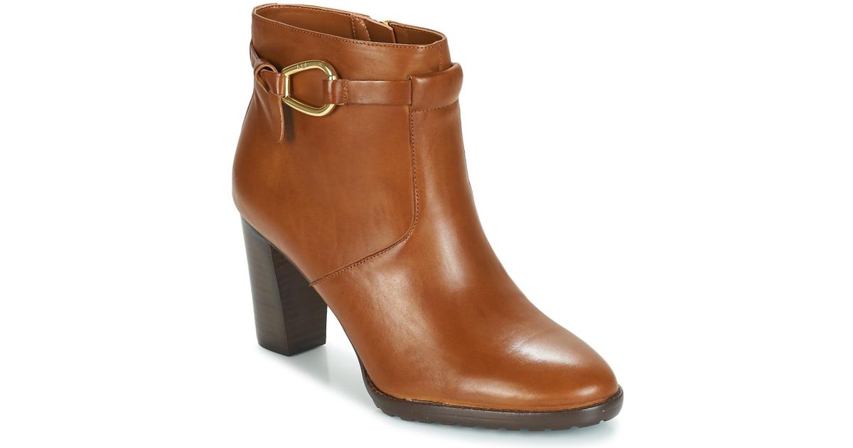 ralph lauren ankle boots womens