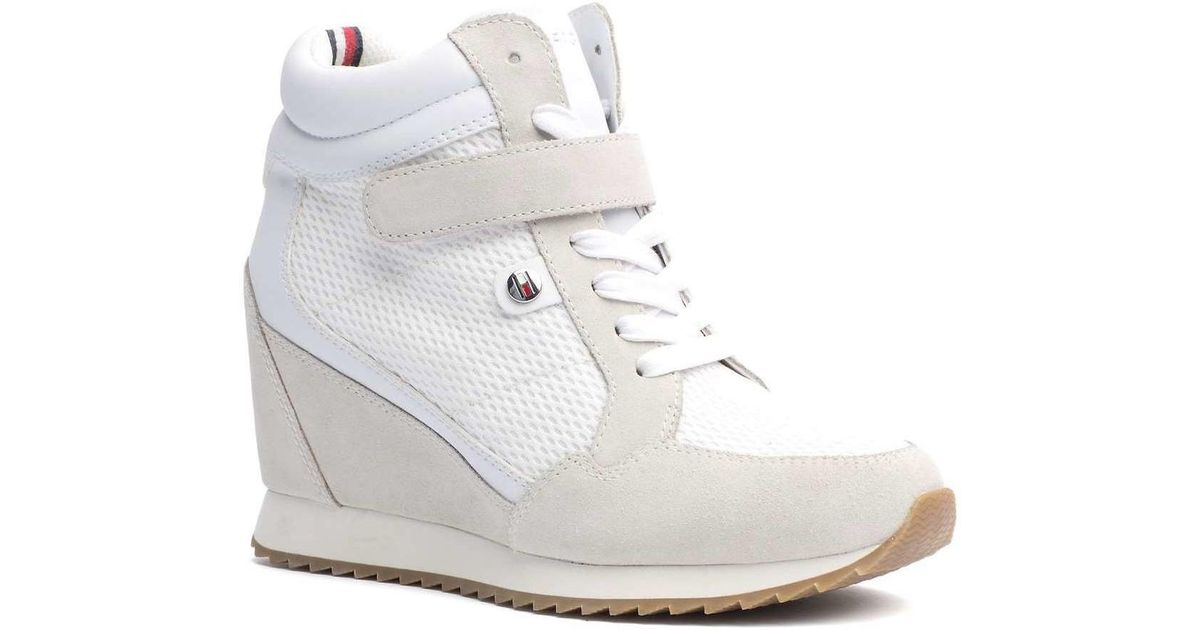 white walking boots