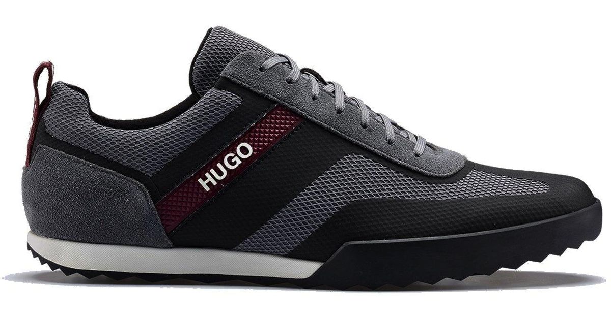 hugo boss matrix trainers black