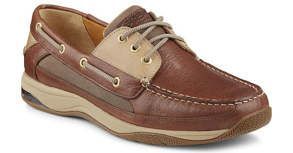 are sperrys made of leather