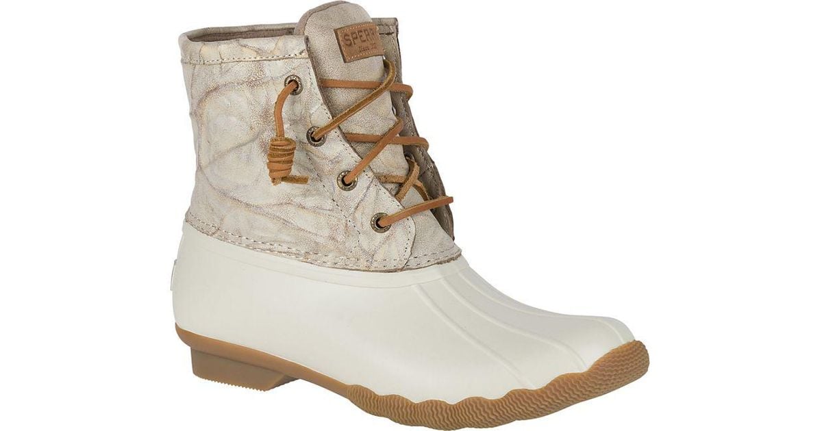 womens white duck boots