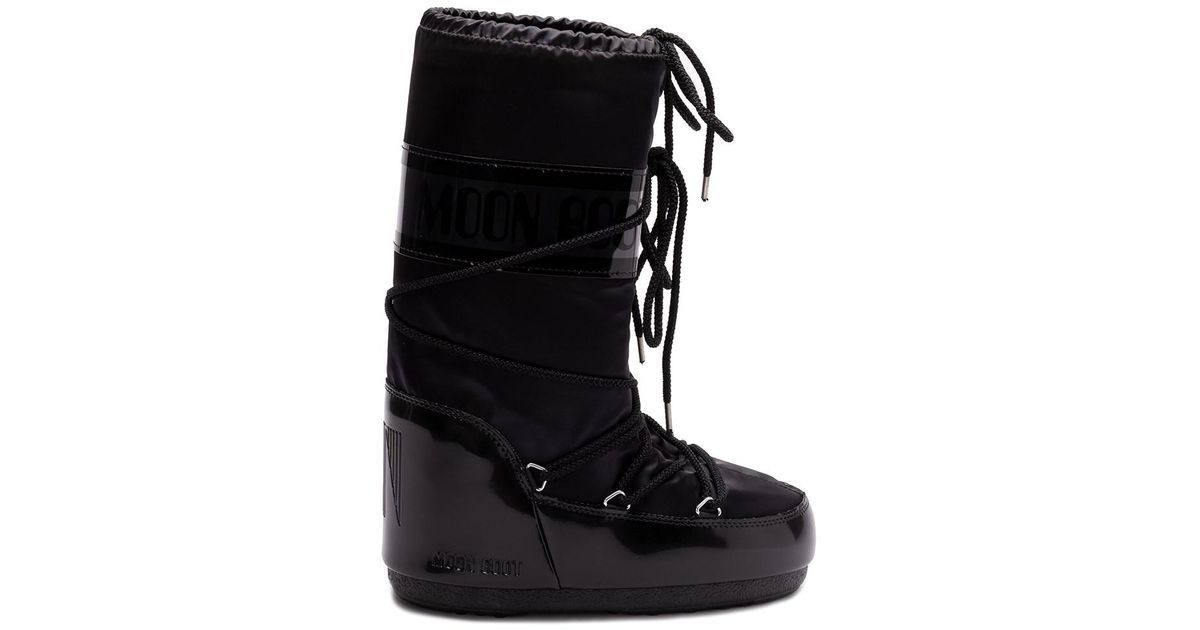 Moon boot glance black online