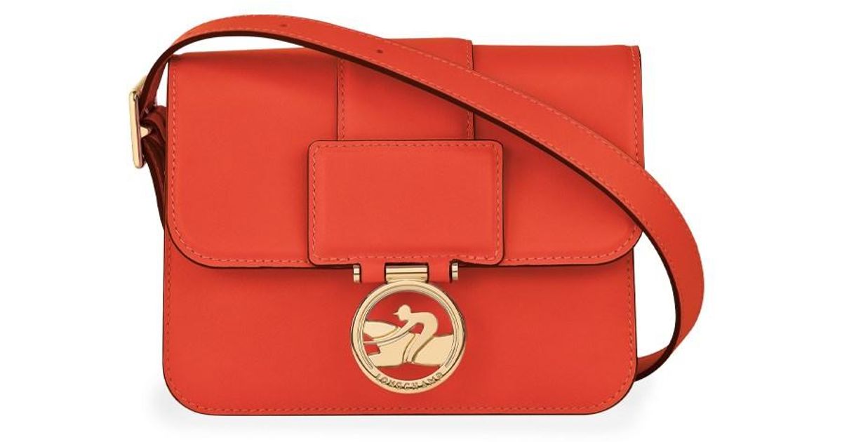 Longchamp `boxtrot` Small Crossbody Bag in Red Lyst