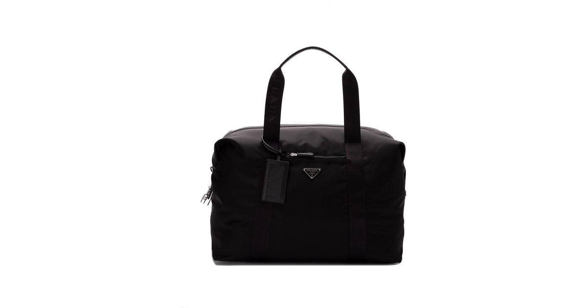 Prada nylon travel bag sale