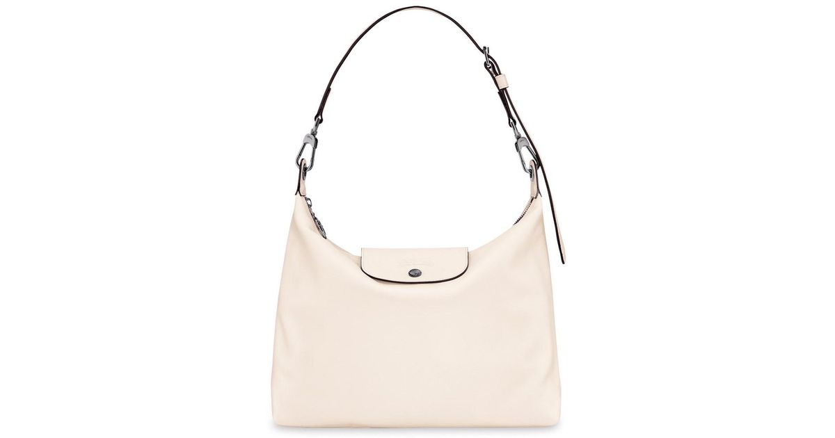 Longchamp `le Pliage Xtra` Large Hobo Bag in Natural | Lyst