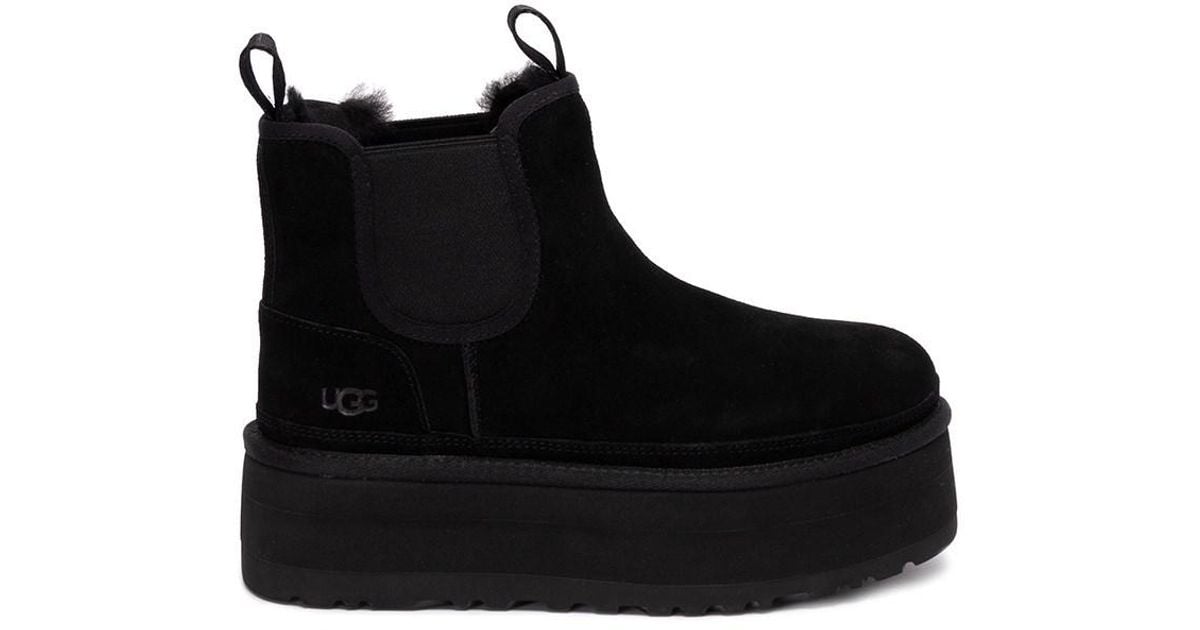 UGG `neumel Chelsea` Platform Boots in Black | Lyst