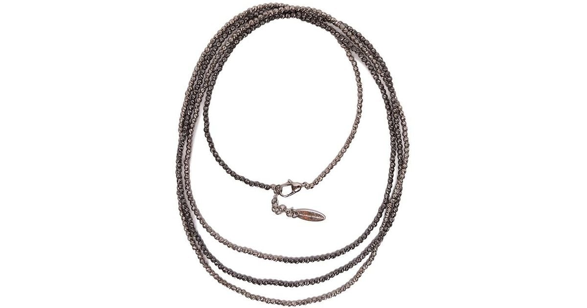 Brunello Cucinelli Necklace in Metallic | Lyst