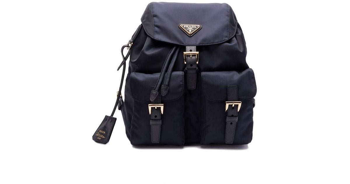 Prada `Re-Edition 1978` Small Backpack in Blue | Lyst