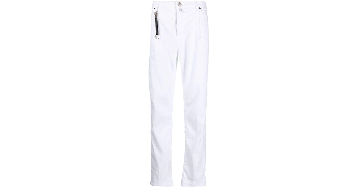 white vintage pants