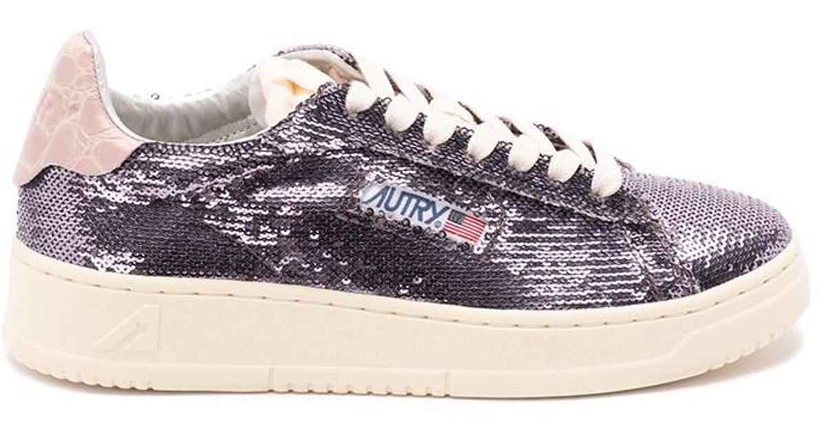 Autry 'Dallas Low' Sneakers in White | Lyst UK
