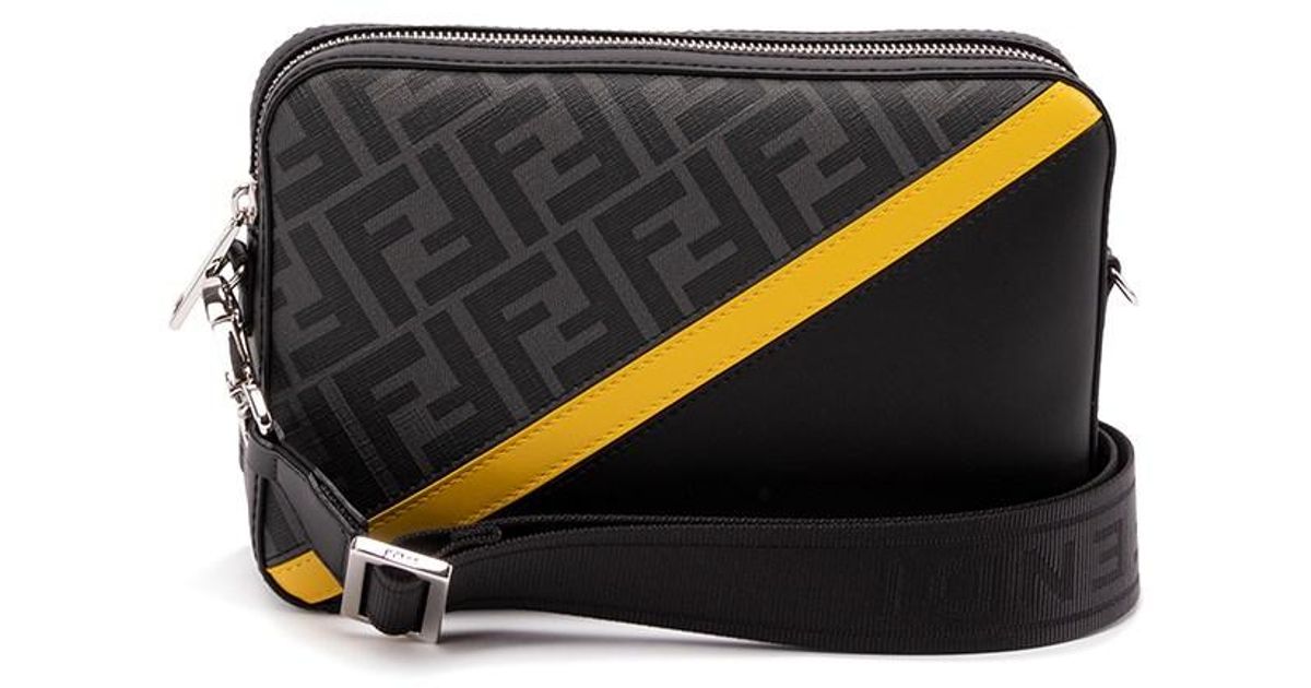Fendi `ff` Medium Camera Case in White for Men Lyst