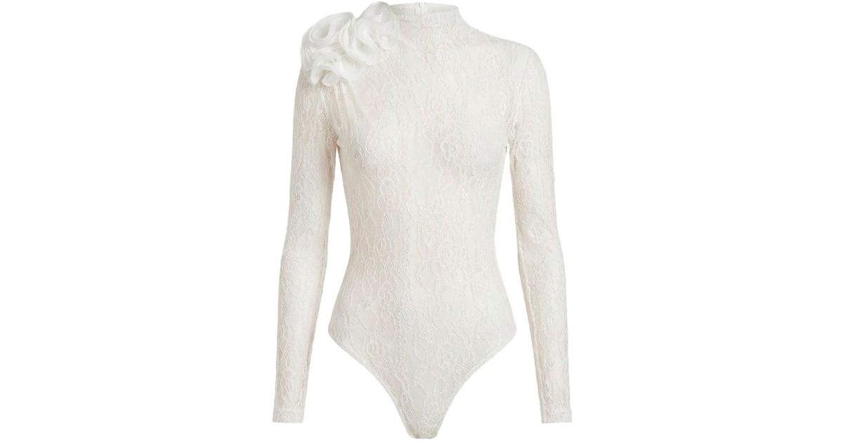 Nissa Rohrer Nissa Bodysuit in White | Lyst UK