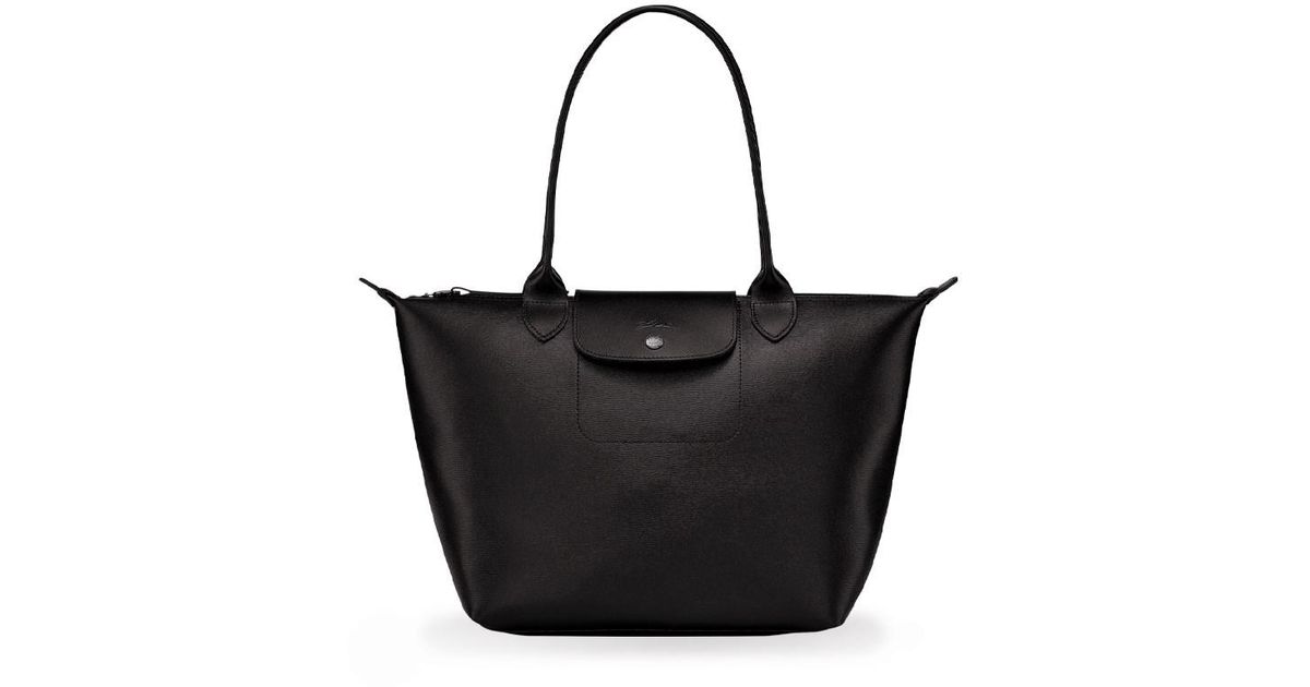 Black longchamp bag medium hotsell