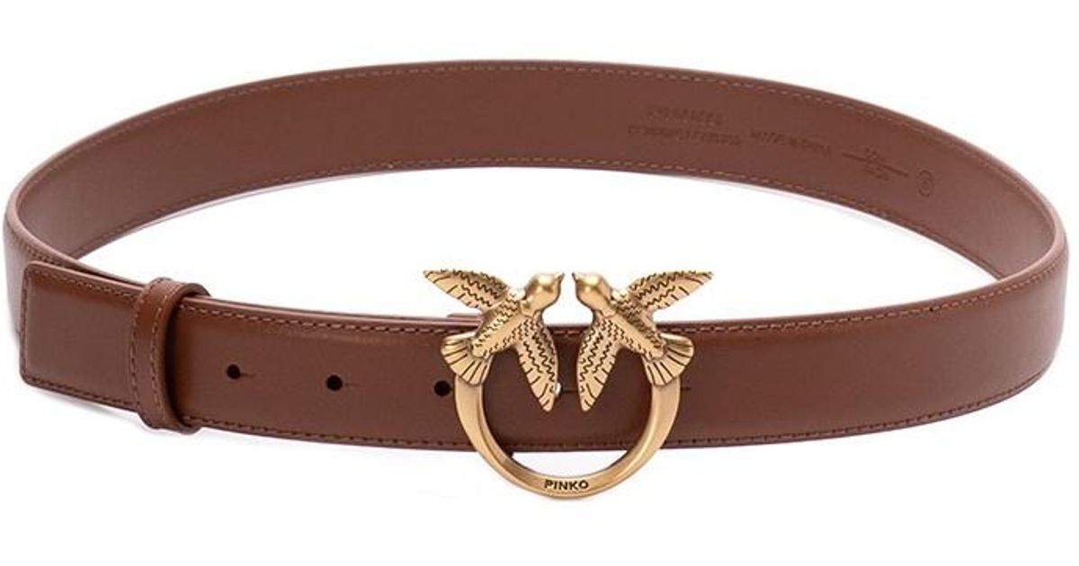 pinko love birds belt