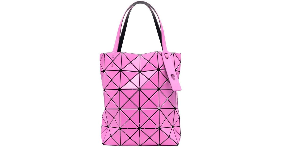 Bao Bao Issey Miyake `lucent Boxy` Tote Bag in Pink | Lyst