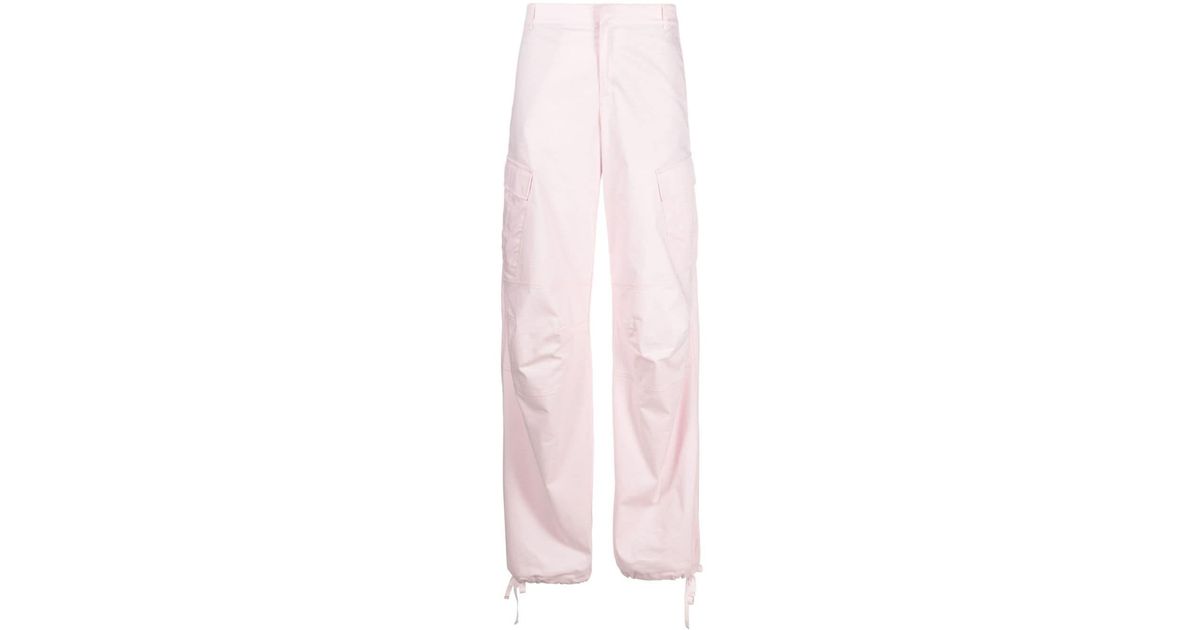 red cargo pants