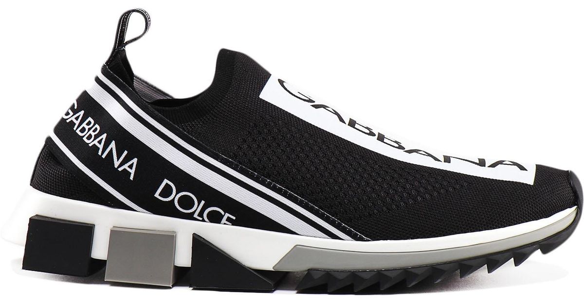Dolce & Gabbana Synthetic Sorrento Sneaker in Black for Men - Lyst