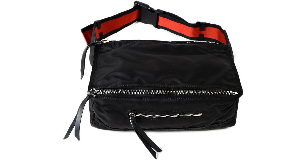 patterned duffle bag