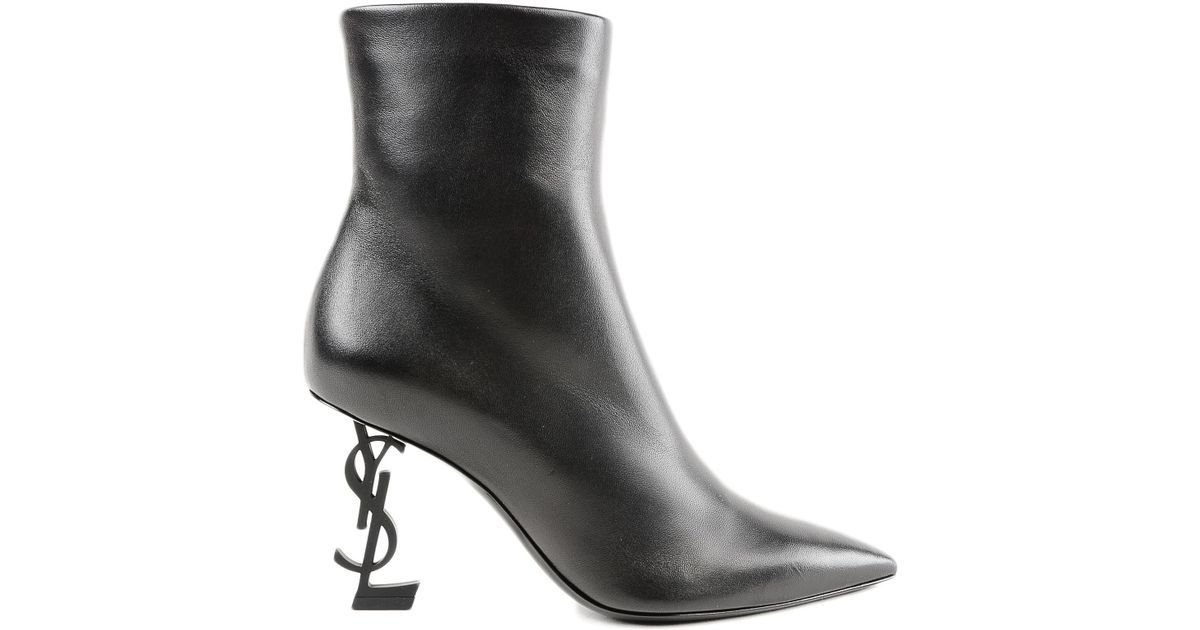 ysl platform booties