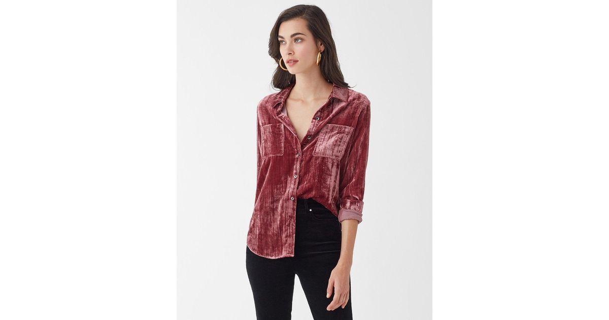 splendid velvet shirt