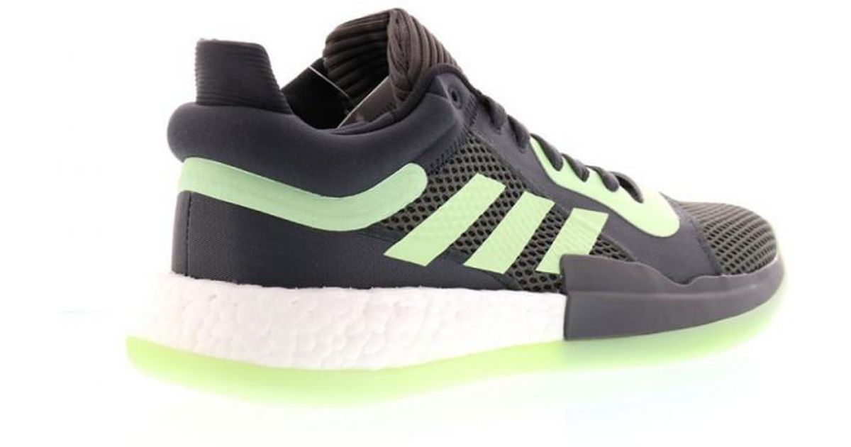 Chaussure de Basketball Marquee Boost Low Gris/Vert adidas pour homme | Lyst