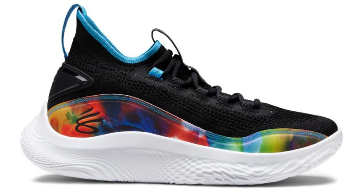 Chaussure de Basketball Curry 8 PRNT Noir Under Armour pour homme | Lyst