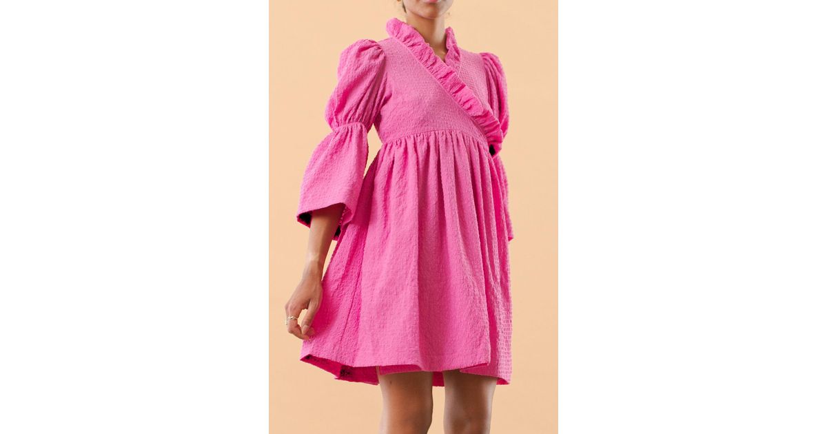 byTiMo Synthetic Bytimo Bubble Wrap Dress in Pink | Lyst UK