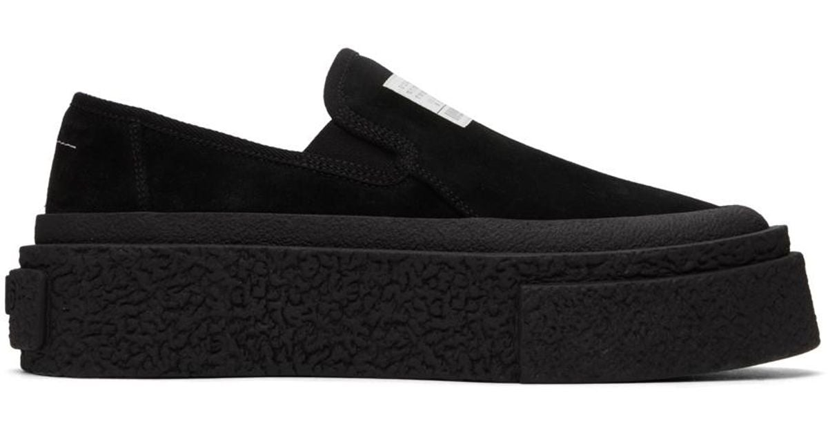 MM6 by Maison Martin Margiela Black Platform Moccasin MM6 by Maison Martin Margiela Black Platform Moccasin