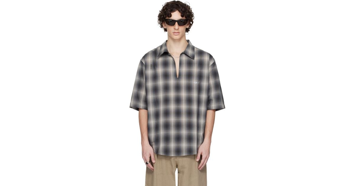 Our Legacy Work Shop Emporio Armani Pantelleria Shirt in Grey for