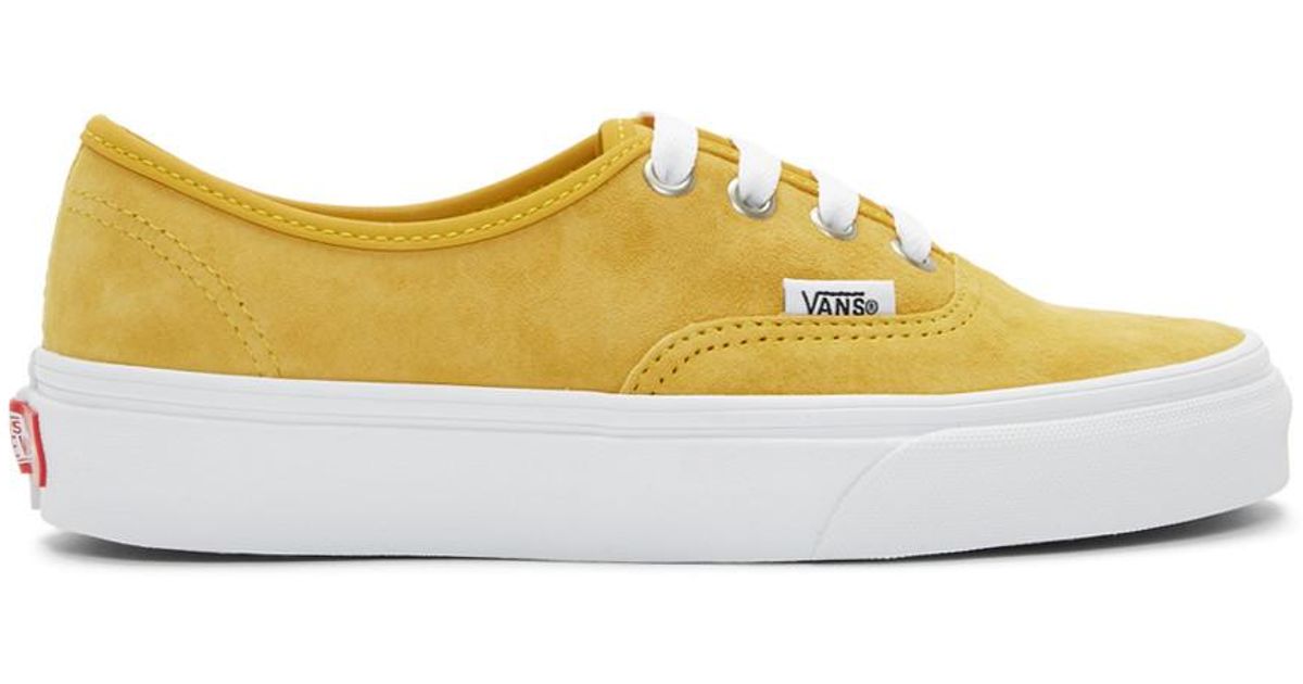 yellow suede vans
