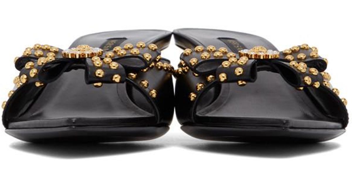 versace bow pumps