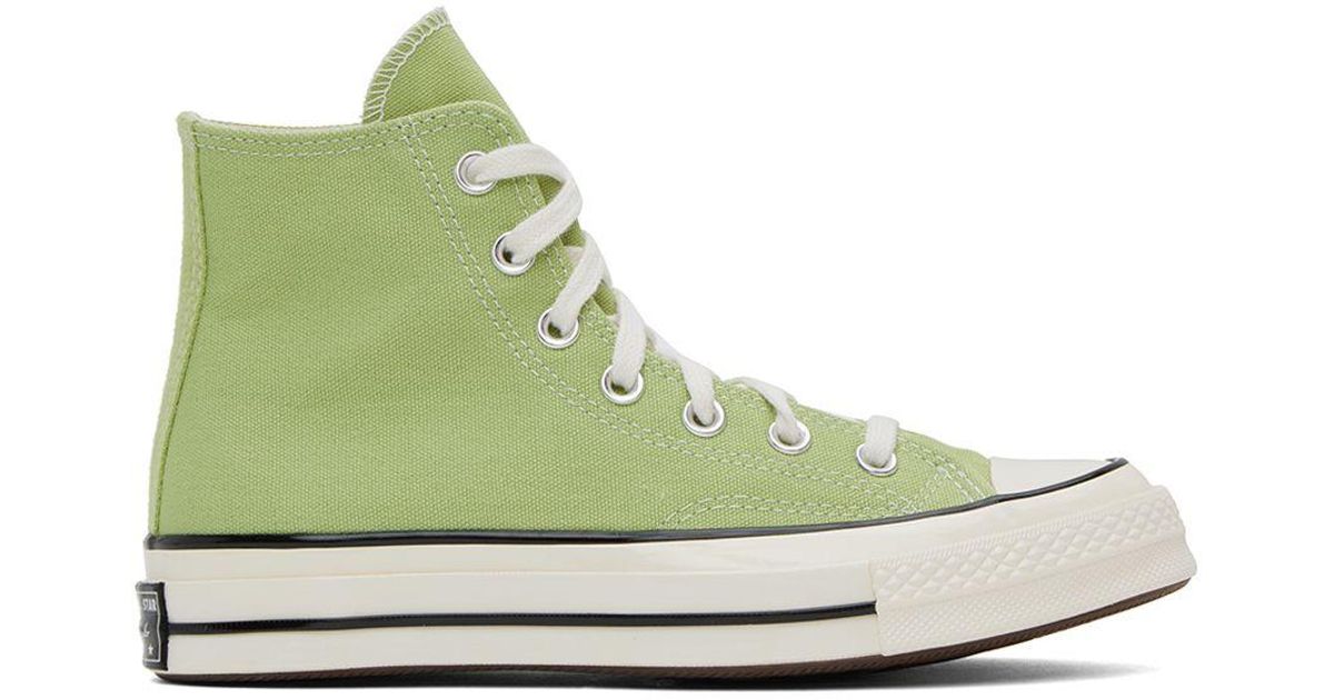 Converse Green Chuck 70 High Top Sneakers for Men | Lyst
