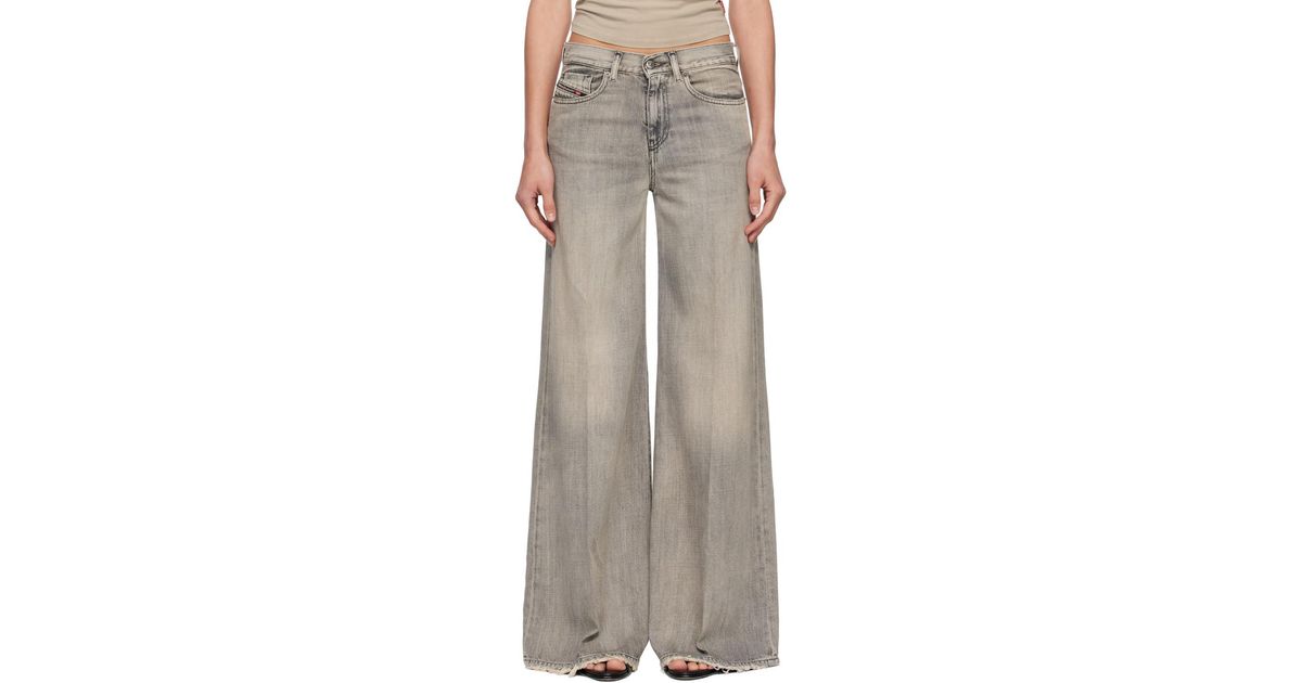 【美品】Diesel 1978 D akemi フレアジーンズ　ダークグレー DIESEL グレー 1978 D-Akemi フレアジーンズ ブラウン | Lyst