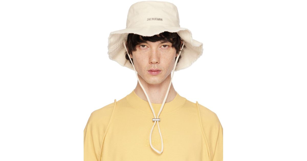 JACQUEMUS Les Classiques オフホワイト ハット
