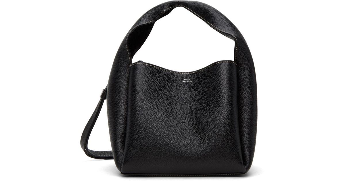 Totême Toteme Black Bucket Bag | Lyst