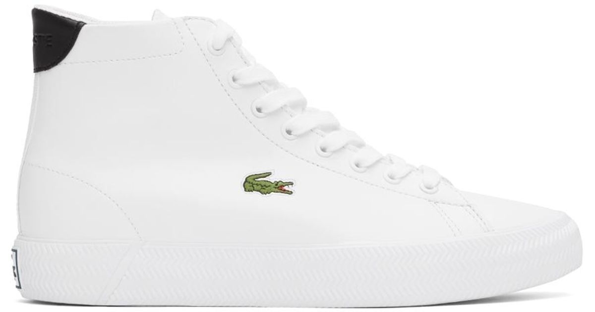 lacoste mid sneakers