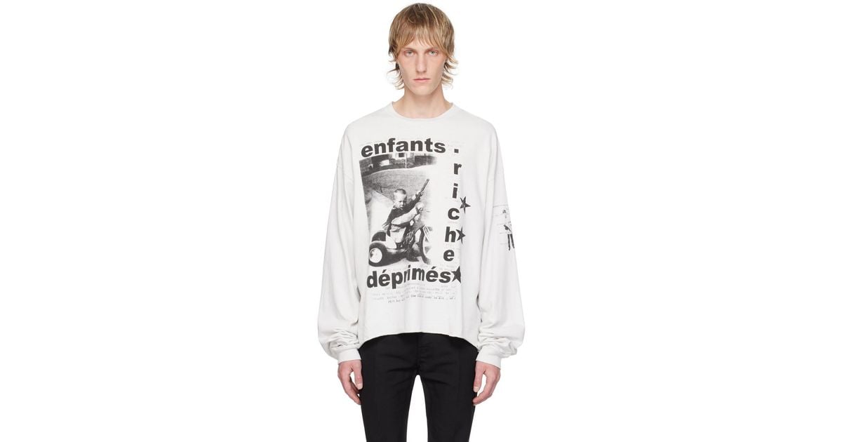 Enfants Riches Deprimes 'my Underground/tricycle' Long Sleeve T