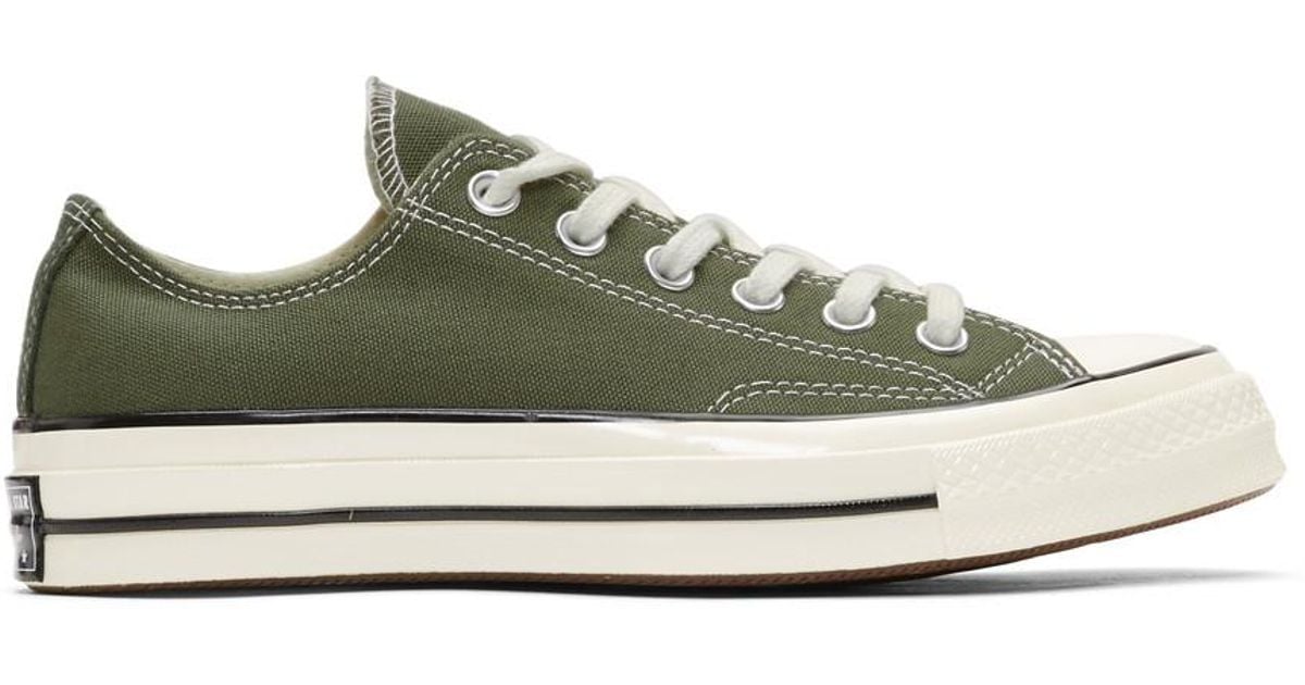 Converse Green Chuck 70 Low Sneakers for Men | Lyst