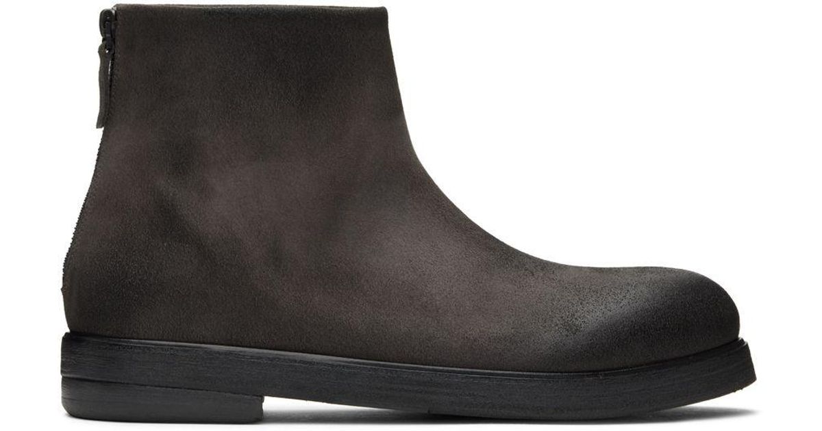 Marsèll Zuppa Zeppa Boots in Lead (Black) for Men Lyst