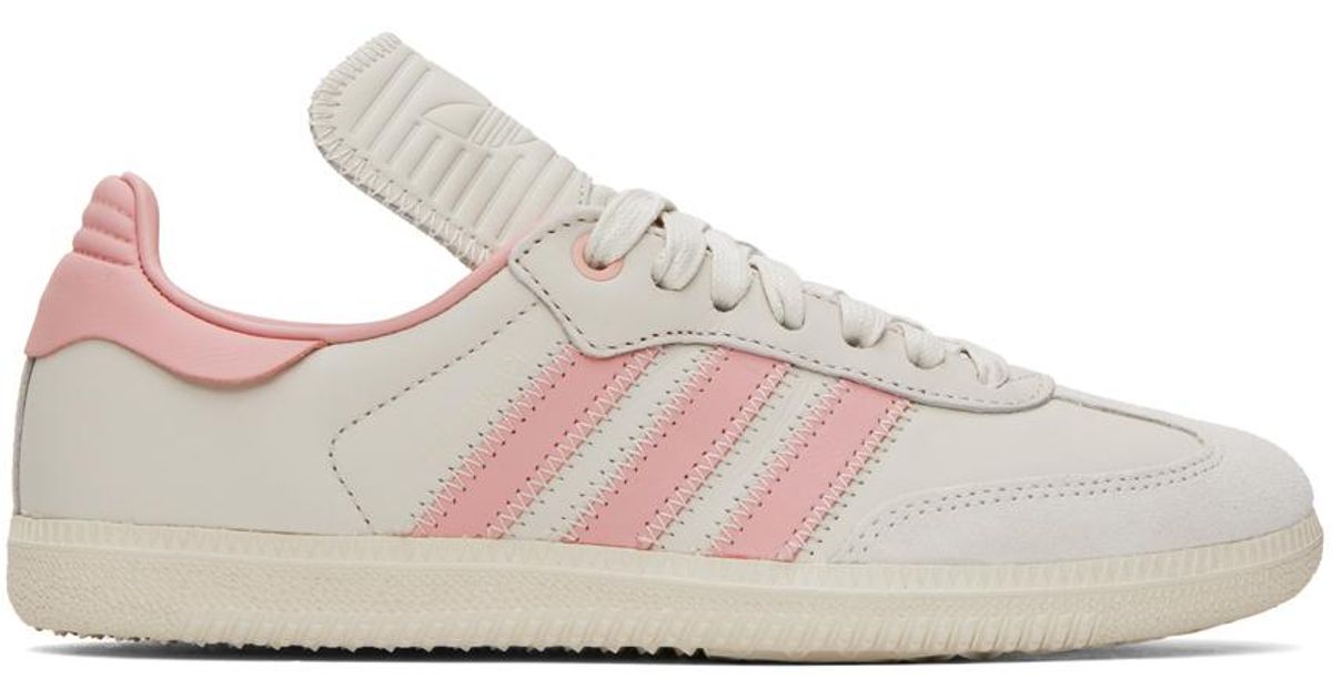Baskets samba blanc casse et rose humanrace adidas Originals en coloris Noir Lyst