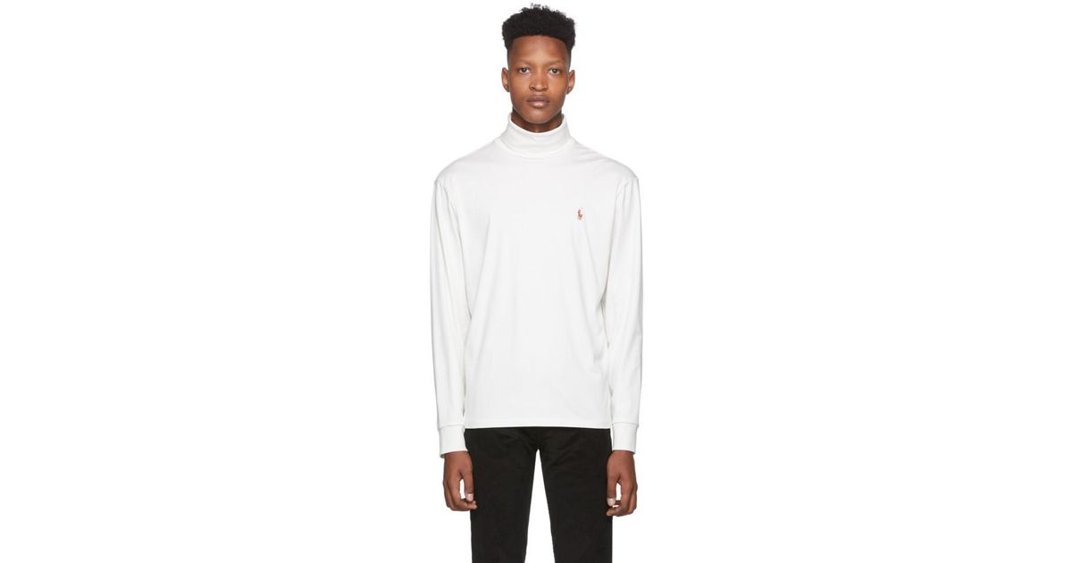 Polo shirt with turtleneck cheap