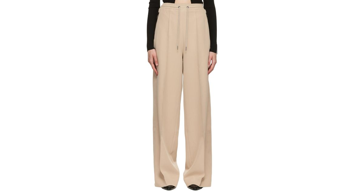 ROKH Synthetic Tracksuit Lounge Pants in Natural | Lyst Canada