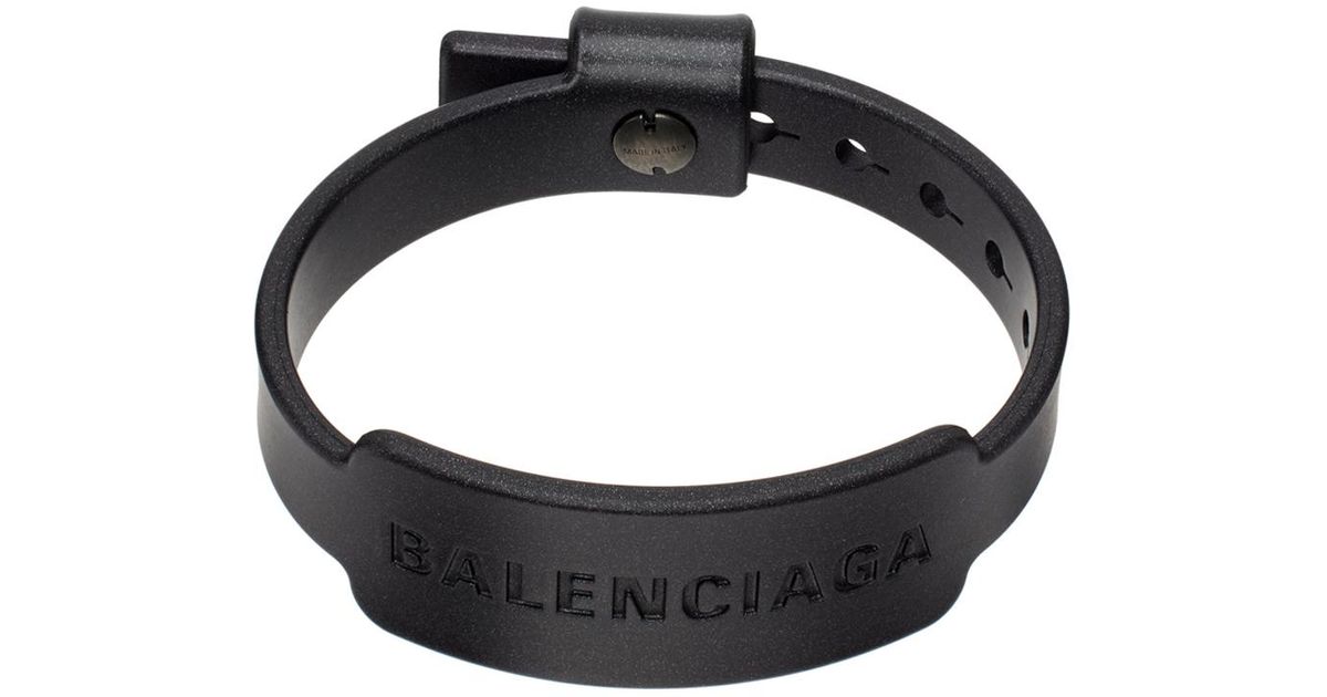 Balenciaga Festival Bracelet in Black for Men | Lyst Australia