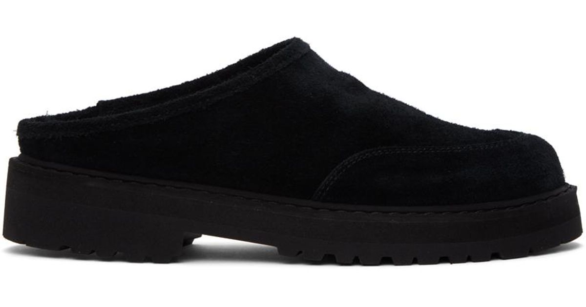 Diemme Maggiore Black Shearling Mule Clogs Made in Italy Diemme Men main image 2