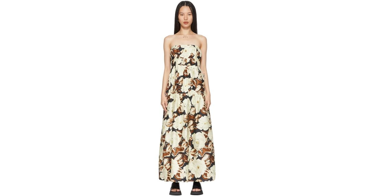 sir vivienne strapless gown