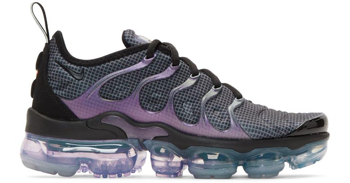 nike air vapormax plus black and purple
