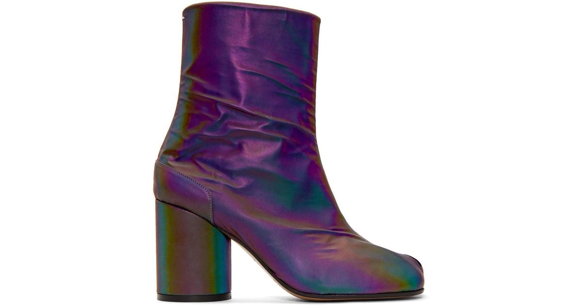 Maison margiela reflective tabi sales